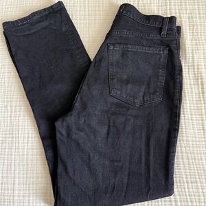 Abercrombie & Fitch Black Curve Love Ultra High Rise 90s Straight Jean